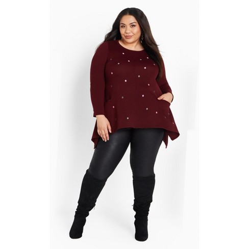 Target plus size on sale jumper