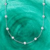 Ross-Simons 4.50 ct. t.w. Bezel-Set CZ Station Necklace in Sterling Silver - 4 of 4