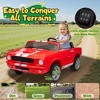 Joyracer Shelby 4WD 24 Volt Ride on Toys Cars for Kids, 2 Seats Electric Car with Remote Control, LED Lights, Music, Horn, Bluetooth, USB, Kids Gift - 3 of 4