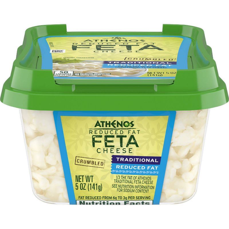Athenos Reduced Fat Feta Cheese - 5oz, 1 of 10