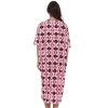 Oversized Henley Nightshirt (Ribbons & Circles Light Pink, One Size) - 3 of 3