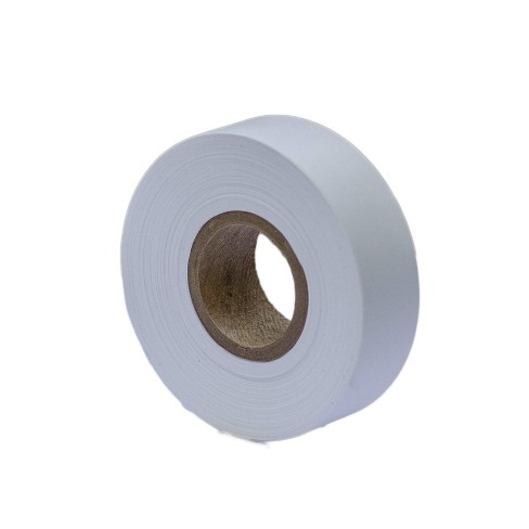 Bon Tool 84-838 Flagging Tape - White 300 Foot X 1 3/16-inch - (12/Pkg) - image 1 of 2