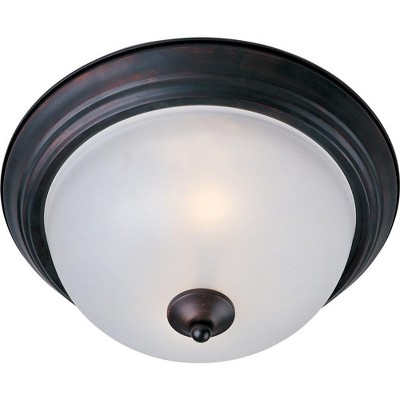 Maxim Lighting Essentials - 583x 2 - Light Flush Mount in  Oil Rubbed Bronze
