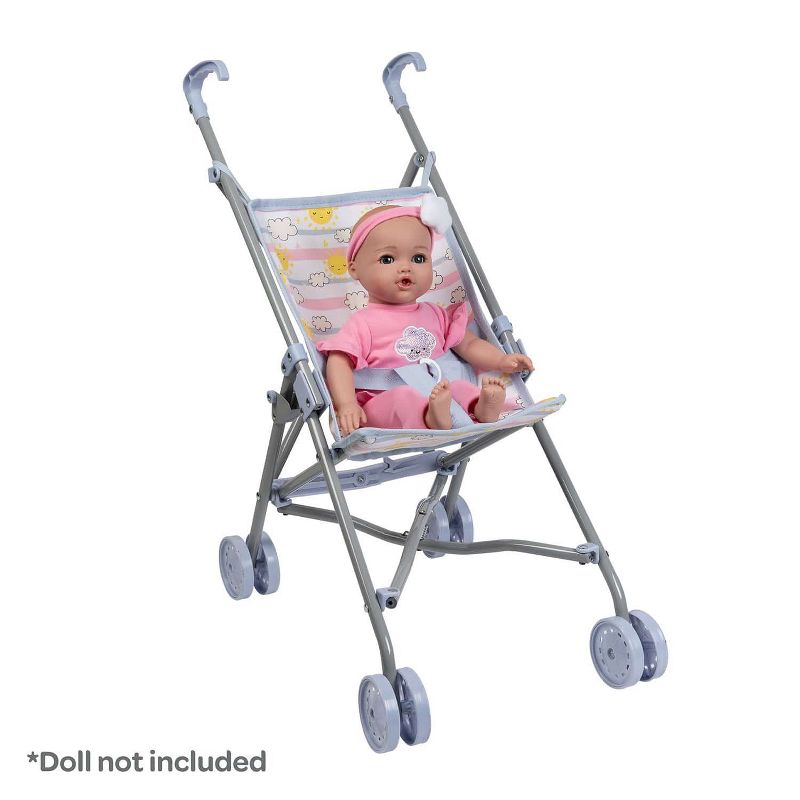 Adora Baby Doll Stroller with Color Changing Sunny Days Print, Fits Up To 18 Inch Baby Dolls, 5 of 9