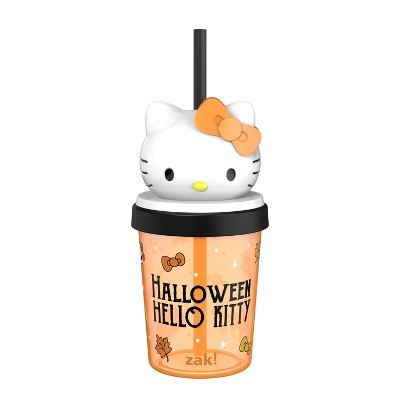 Zak Designs 13 fl oz Super Sipper Hello Kitty Polypropylene Tumbler White/Orange
