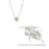 Adornia 14k Gold Plated CZ Clover Necklace - 4 of 4
