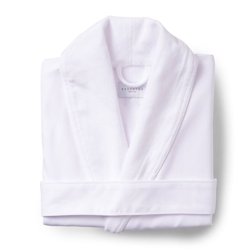 Platinum Bath Robe S/M White - Cassadecor, 1 of 4