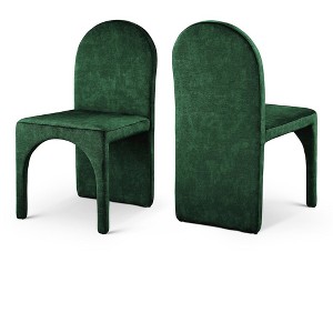 Meridian Furniture,Summer Velvet Dining Side Chair, Set of 2 - 1 of 4