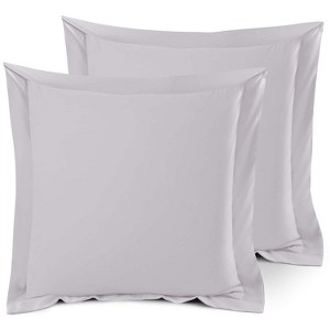 Nestl Soft Pillow Shams Set of 2, Double Brushed Microfiber Pillow Covers, Premium Pillow Shams With 1.5” Flange - 1 of 4