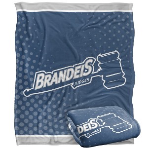 Brandeis University Logo Dots Silky 50x60 Blanket, 1 Sided - 1 of 4