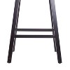 NicBex Swivel Bar Stools Set of 2,33.25" Counter Height Bar Stools with Padded Seat,Stool Chair with Backrest,Footrest,Counter Stools for Bar - 4 of 4