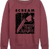 Women's - Scream - Knife Lightweight French Terry Wide Neck Long Sleeve Shirt - 2 of 4