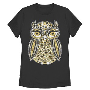 Women's Lost Gods Golden Owl T-Shirt - 1 of 3