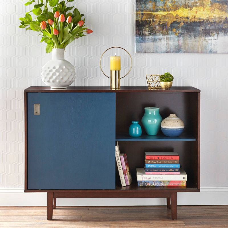 Menlo Console Table with Reversible Sliding Doors - angelo:Home, 5 of 9