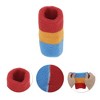 Unique Bargains Comfortable Sport Wristbands 4.33"x3.15" Red Yellow 1 Pair - 3 of 4
