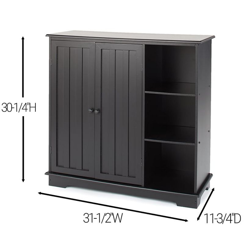 The Lakeside Collection Beadboard Wooden Storage Cabinets, 2 of 5