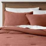 Space Dyed Cotton Linen Comforter & Sham Set - Threshold™