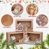 Christmas Cookie Boxes - 12 Pcs with Window, Reindeer Santa Design, Ribbons & Gift Tags for Pastries, Cupcakes, Christmas Parties (Style 3) - 4 of 4