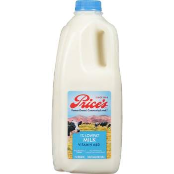 Price 1% Milk - 0.5gal