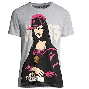 Elevenparis Mens Lisaffiti Graphic T-Shirt - 1 of 1