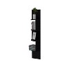 Vynxaria Modern Rosebud Corner Floating Shelf - Full-Wall 4-Shelf Unit, 9.8"W x 9.8"H - 2 of 4
