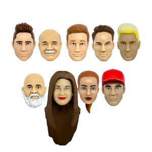 Swappable Heads Accessory Pack For Figures Toy Company Ultimate Action Figures - 1 of 2