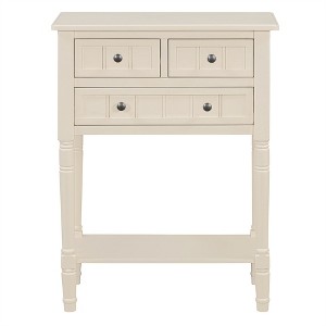 OUTSUPPLY Slim Console Table with 3 Drawers & Shelf, Narrow Sofa Table for Living Room, Hallway - 1 of 4