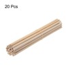 Unique Bargains Arts Garden Christmas Decoration Round Natural Wood Sticks 20 Pcs - 3 of 4