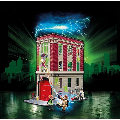 Playmobil Ghostbusters Firehouse with Accessories