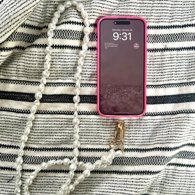 Pearl Accessory Crossbody Wristlet/phone Strap - A New Day Pearl Accessory Crossbody Wristlet/phone Strap - A New Day