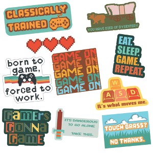 Video Game Sticker Extra Large Stickers for Adults Funny Adhesives with Memes - Crazy Dog - 1 of 4