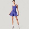 Anna-Kaci Active Women's Sleeveless Tennis Dress with Scoop Neckline and Waist Tie Detail - 3 of 4
