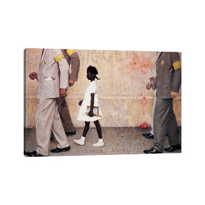 32 X 48 X 1.5 The Problem We All Live With (ruby Bridges) By Norman  Rockwell Unframed Wall Canvas - Icanvas : Target