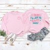 Simply Sage Market Women's Graphic Sweatshirt I'll Just Be Happy Colorful Front And Back - 3 of 4