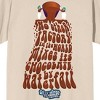 Willy Wonka & The Chocolate Factory Chocolate Waterfall Natural T-Shirt - 2 of 3