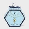 14K Gold Dipped Cubic Zirconia Duo Initial Multi-Strand Necklace - A New Day™ Gold - 3 of 4