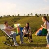 Racxily Portable Camping Rocking Chair 198LBS Weight Capacity Included Carry Bag High Back Rocker Chair For Patio Fishing Beach Lawn Travel - 3 of 4