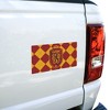 Harry Potter Gryffindor Plaid Sigil Automotive Bumper Sticker - 4 of 4