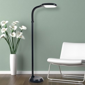 Hasting Home Natural Sunlight Floor Lamp with Bendable Neck - 1 of 4