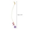 Unique Bargains Pearl Chain Bow Water Cup Pendant 1 Pc - 2 of 4
