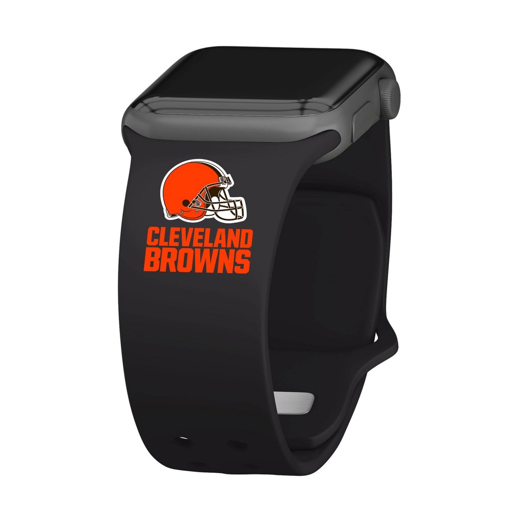 Photos - Watch Strap NFL Cleveland Browns Wordmark Apple Watch Band - 38/40/41mm