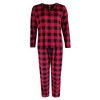 PJ Couture Women's Buffalo Plaid Pajama Sleep Set - 2 of 4