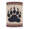 Earth Rugs 13"x19" Oval Placemat with Bear Paw Design – Lodge and Woodland Style - 3 of 3