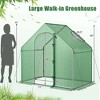 Costway 6 x 3 x 5.5FT Mini Walk-in Greenhouse with PE Cover Rustproof PE-Coated Metal Frame - 3 of 4