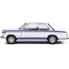1971 BMW 2002 Tii Turbo "Evocation" White with Stripes 1/18 Diecast Model Car by Solido - 4 of 4