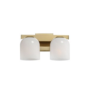 Maxim Lighting Scoop 2 - Light Vanity in  Natural Aged Brass - 1 of 1