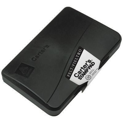 Carter's Felt Stamp Pad 6 1/4 x 3 1/4 Black 21082