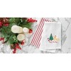 C&F Home 27" x 18" Christmas "Happy Howlidays" Dog with Christmas Tree Cotton Embroidered & Waffle Weave Kitchen Dish Towel - 3 of 4
