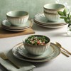 Gibson Elite Trescott Way 12 Piece Reactive Glaze Plates and Bowls Stoneware Dinnerware Set - 3 of 4