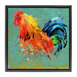 Stupell Industries Urban Abstract Rooster Splash, 18" x 18" - 1 of 4
